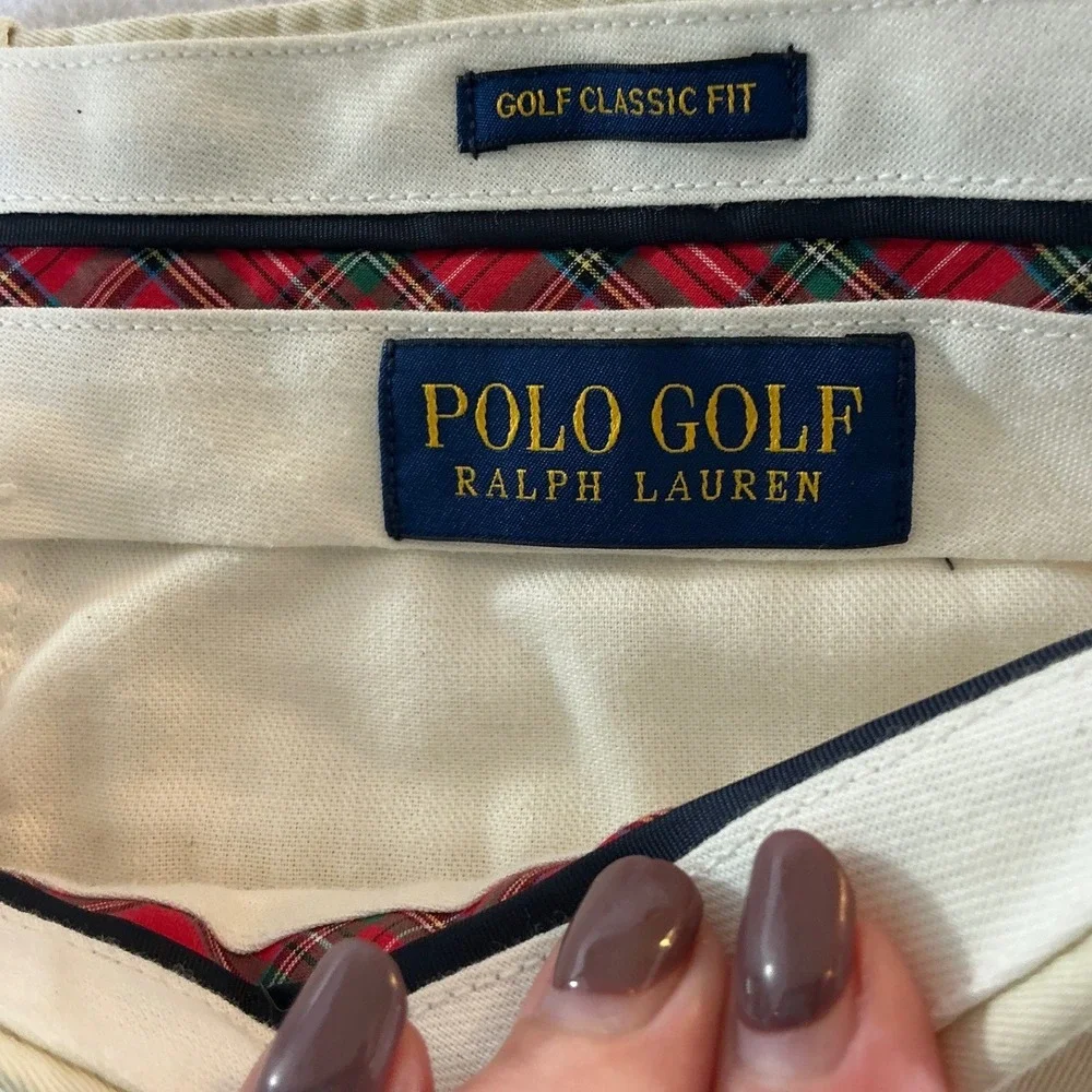 Polo Golf‎ Ralph Lauren Shorts Mens 35 Khaki Tan Golf Classic Fit Stretch Chino